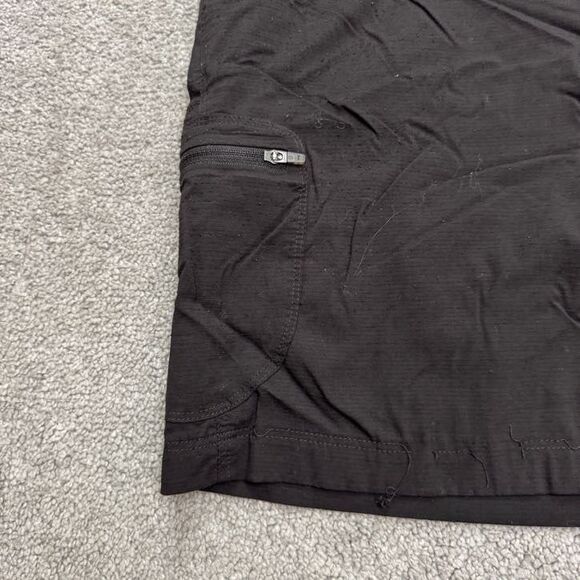 L.L. Bean Cargo Mini Skort Skirt Womens 14 Regular Black Nylon Outdoor Camping - Picture 4 of 16